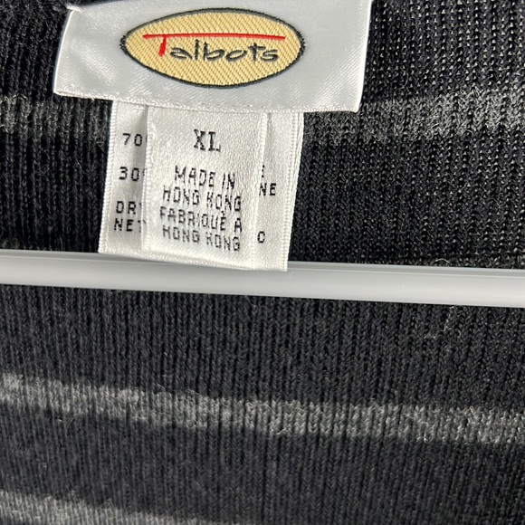Talbots zip front cardigan sweater - Picture 3 of 5